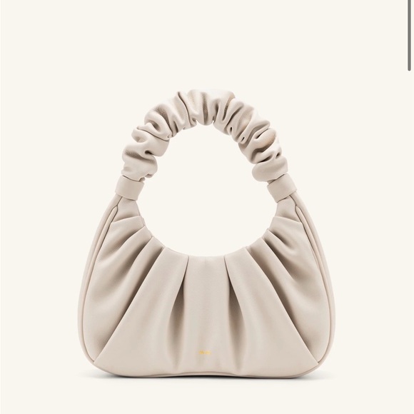 JW PEI Gabbi Ruched Mini Hobo Handbag - Ivory EUC - Picture 1 of 11